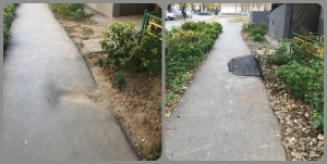Ремонт пешеходной дорожки в 8 округе
